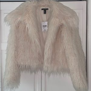 NWT never worn Faux Fur jacket size S